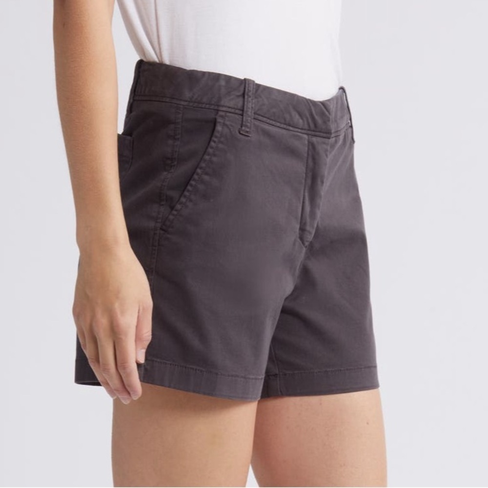 CALSON COTTON TWILL MID RISE  NORDSTROM GRAY SHORTS NEW - Picture 10 of 10